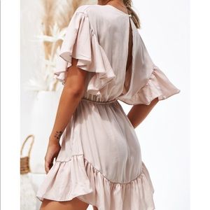 Blush mini dress